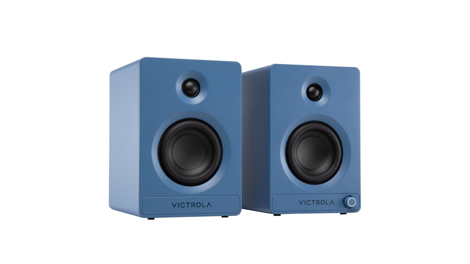 Victrola Tempo Bookshelf Speaker - Blue