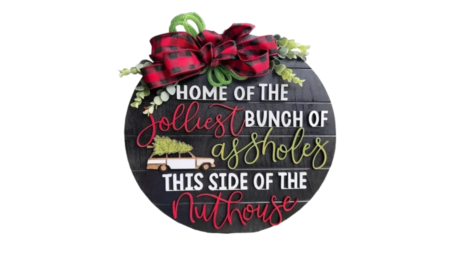 TM Wooden Welcome Guest Christmas Door Sign