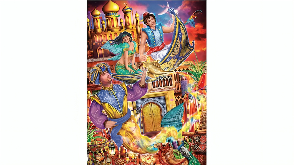 Masterpieces 1000 Piece Fairy Tale Puzzle - Aladdin