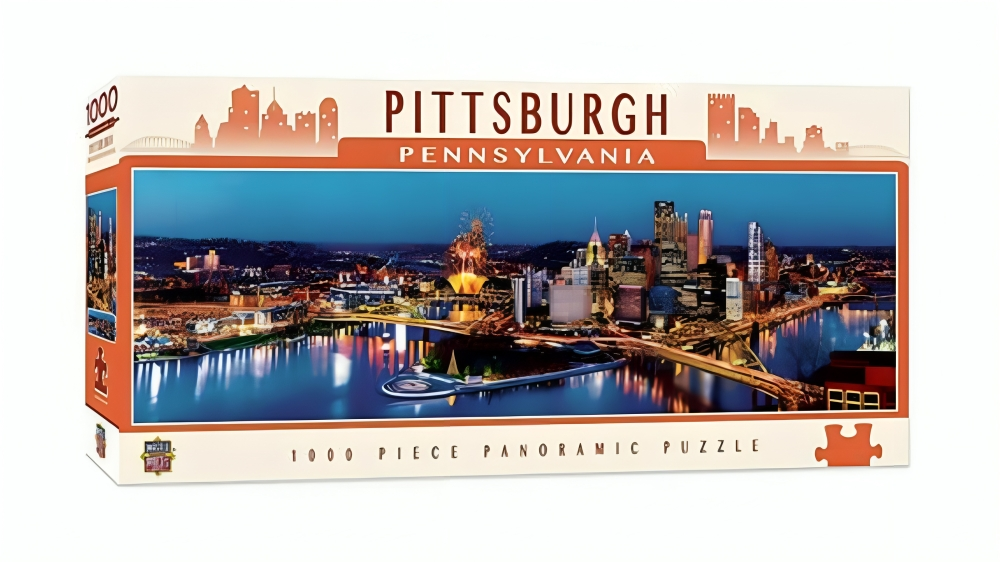 Masterpieces 1000 Piece Panoramic Puzzle - Pittsburgh | Harvey Norman