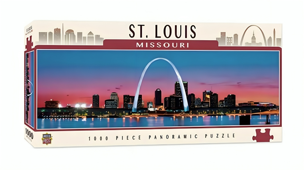 Masterpieces 1000 Piece Panoramic Puzzle - St. Louis | Harvey Norman