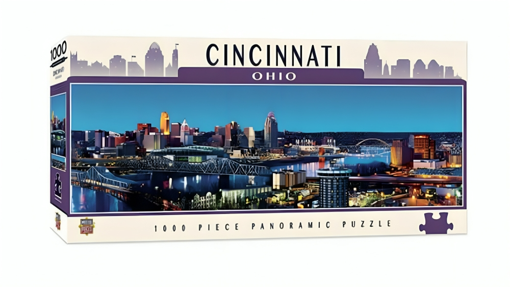 Masterpieces 1000 Piece Panoramic Puzzle - Cincinnati Ohio | Harvey Norman