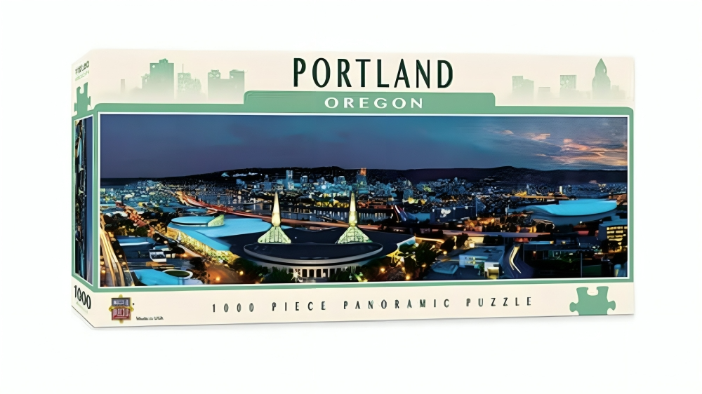 Masterpieces 1000 Piece Panoramic Puzzle - Portland | Harvey Norman