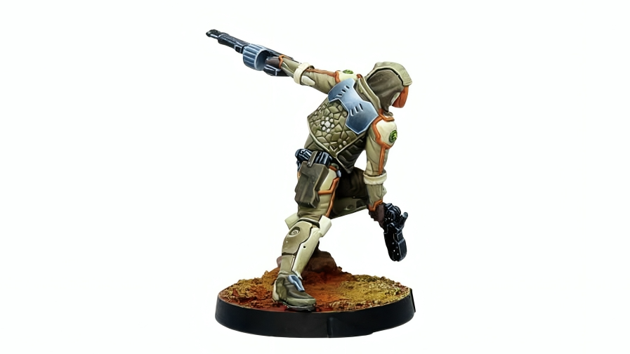 Corvus Belli Infinity Haqqislam Miniature - Mukhtar Unit | Harvey