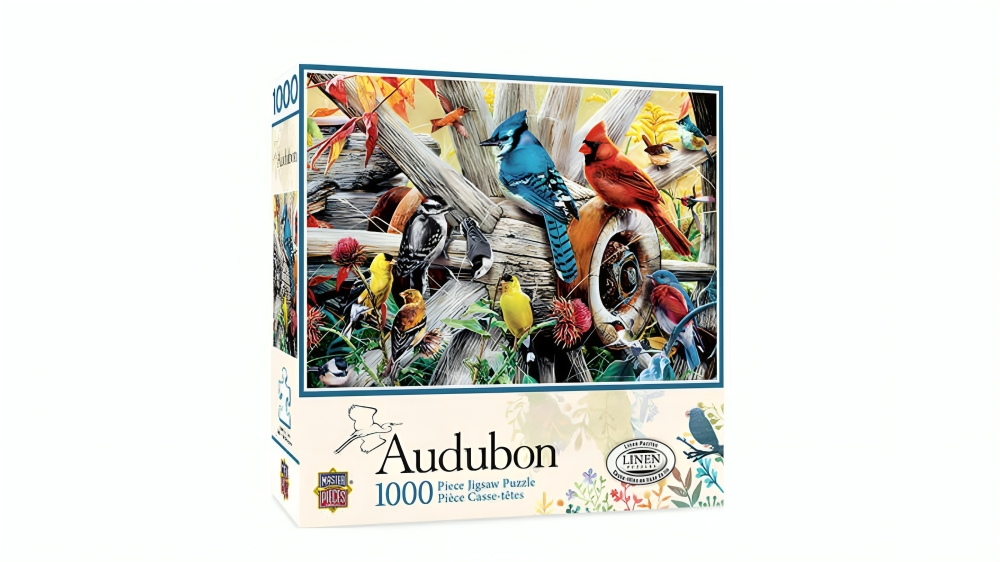 Masterpieces 1000 Piece Audubon Puzzle - Backyard Birds | Harvey Norman