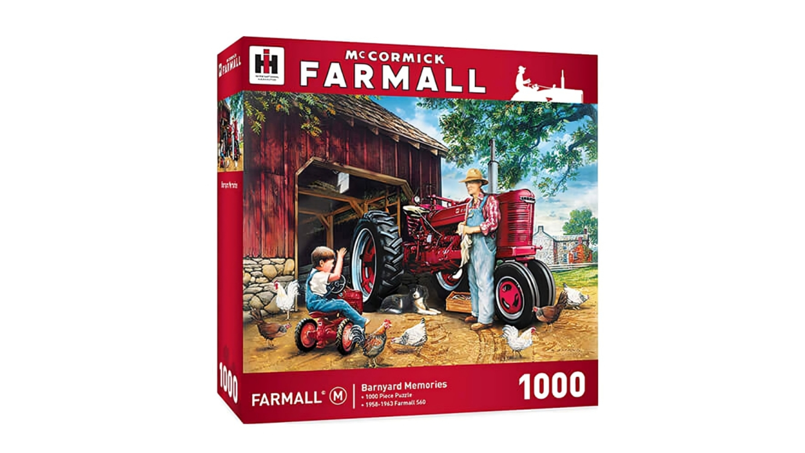 Masterpieces 1000 Piece Farmall Puzzle - Barn Memories | Harvey Norman