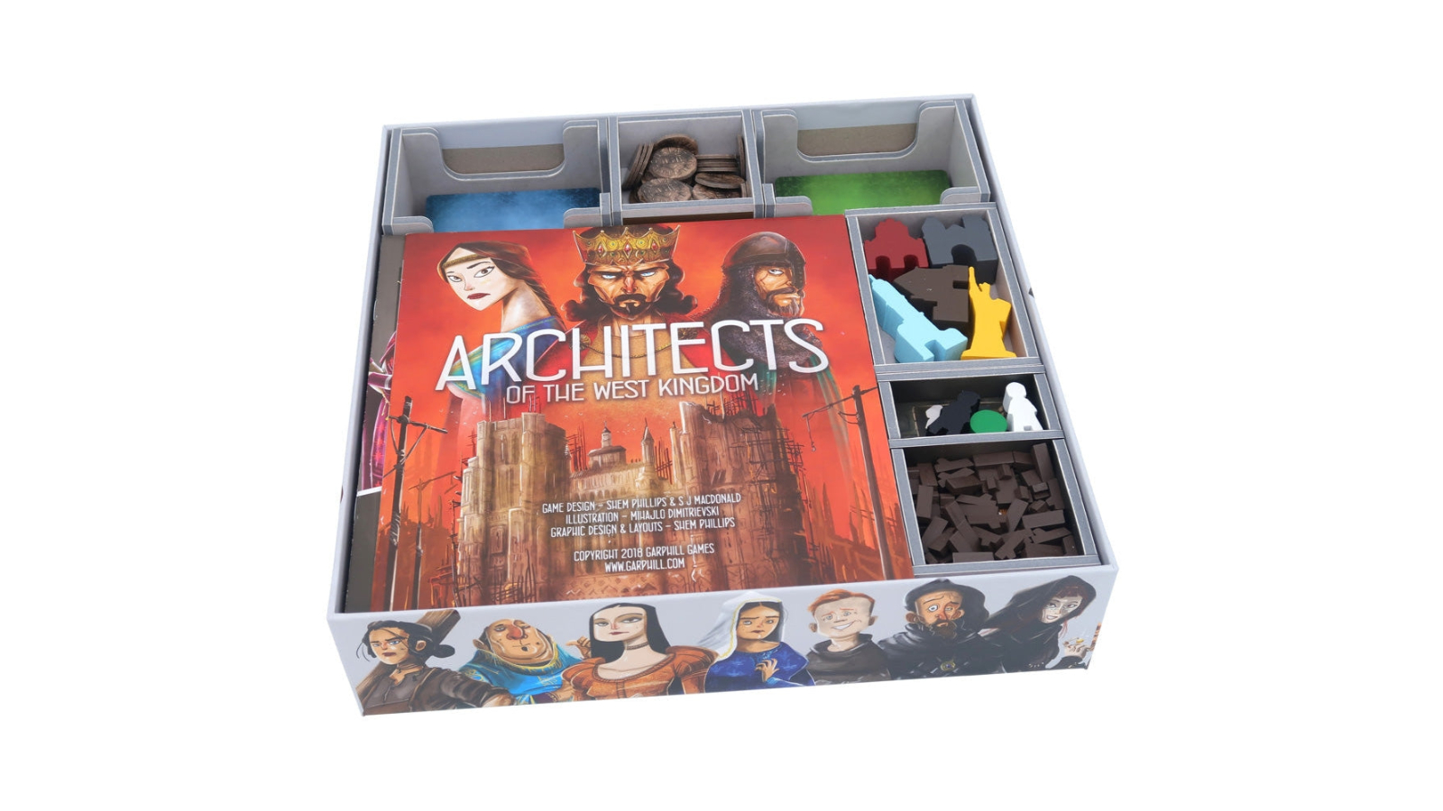 Folded Space Game Insert Architects of the West Kingdom Collector's Box