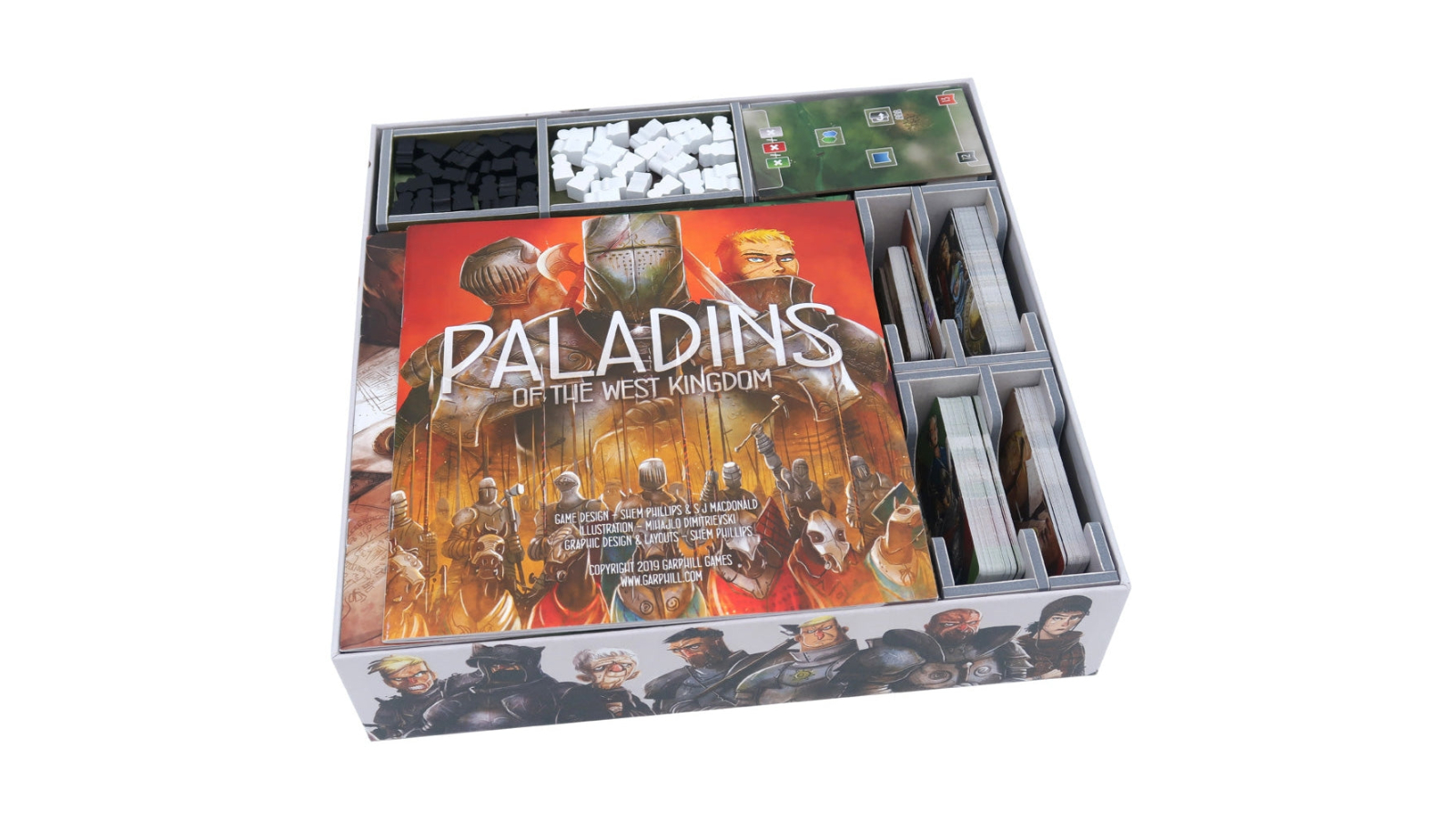 Folded Space Game Insert Paladins of the West Kingdom Collector's Box