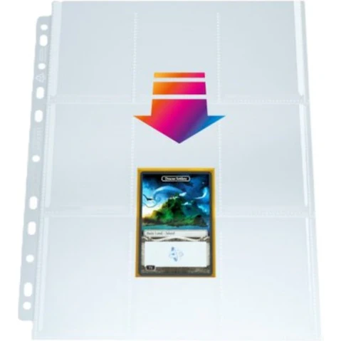 Gamegenic 9-Pocket Ultrasonic Toploading Pages Display