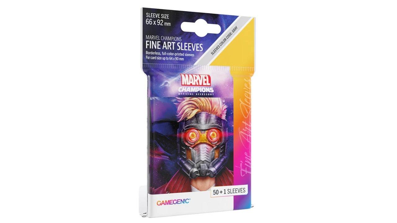 Gamegenic Marvel Champions Fine Art Sleeves Star - Lord