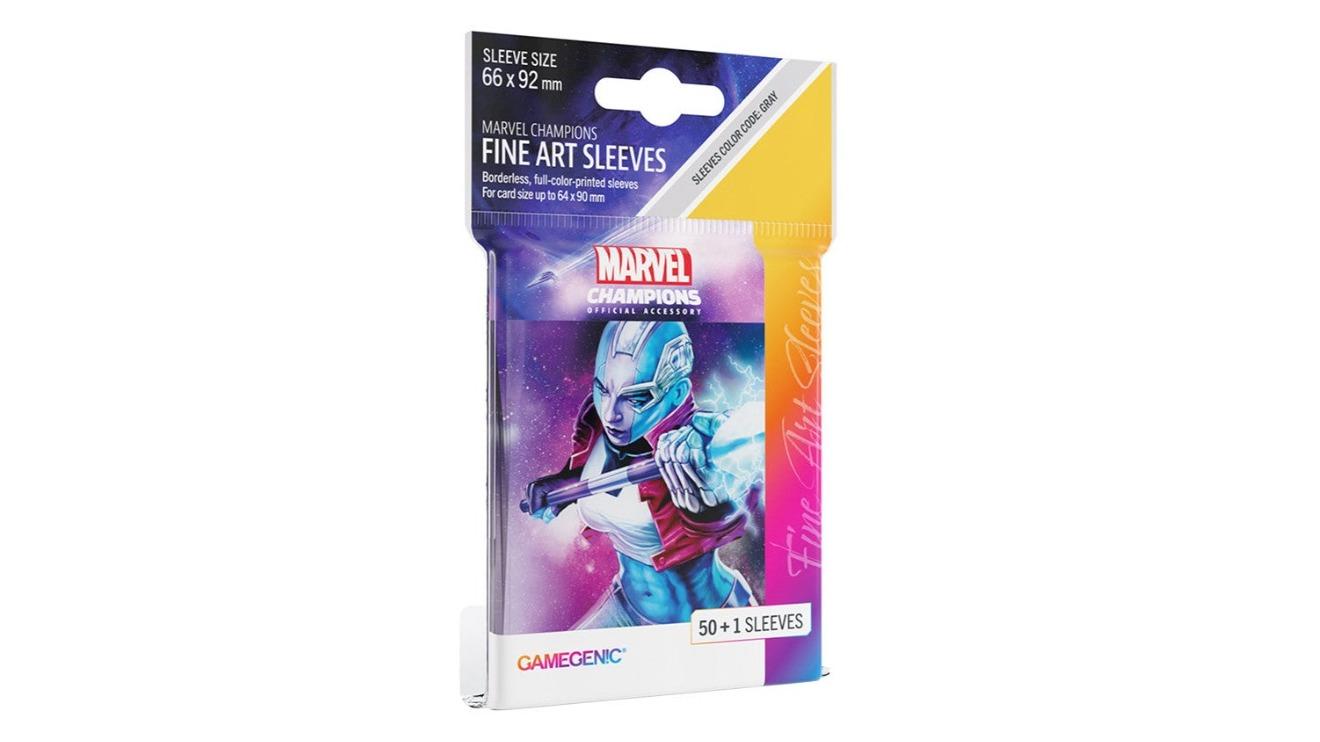 Gamegenic Marvel Champions Fine Art Sleeves - Nebula