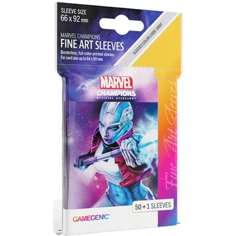 Gamegenic Marvel Champions Fine Art Sleeves - Nebula