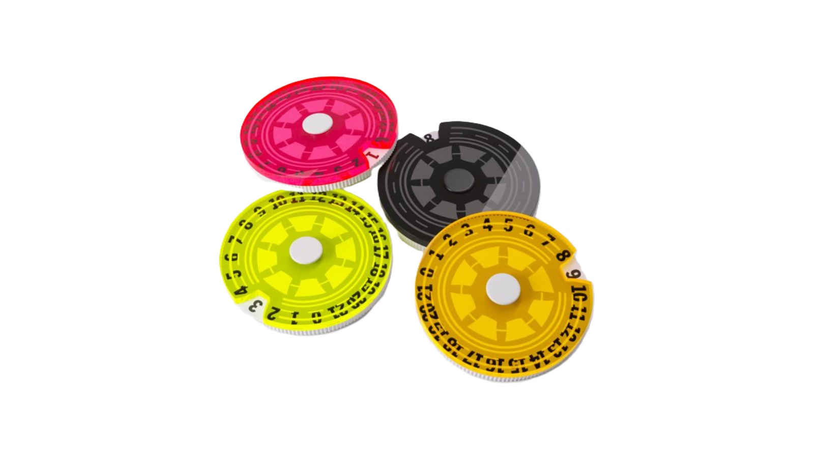 Gamegenic Set of 4 Single Life Counter