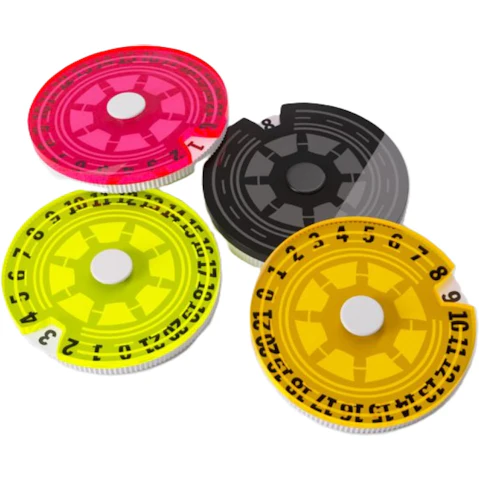 Gamegenic Set of 4 Single Life Counter