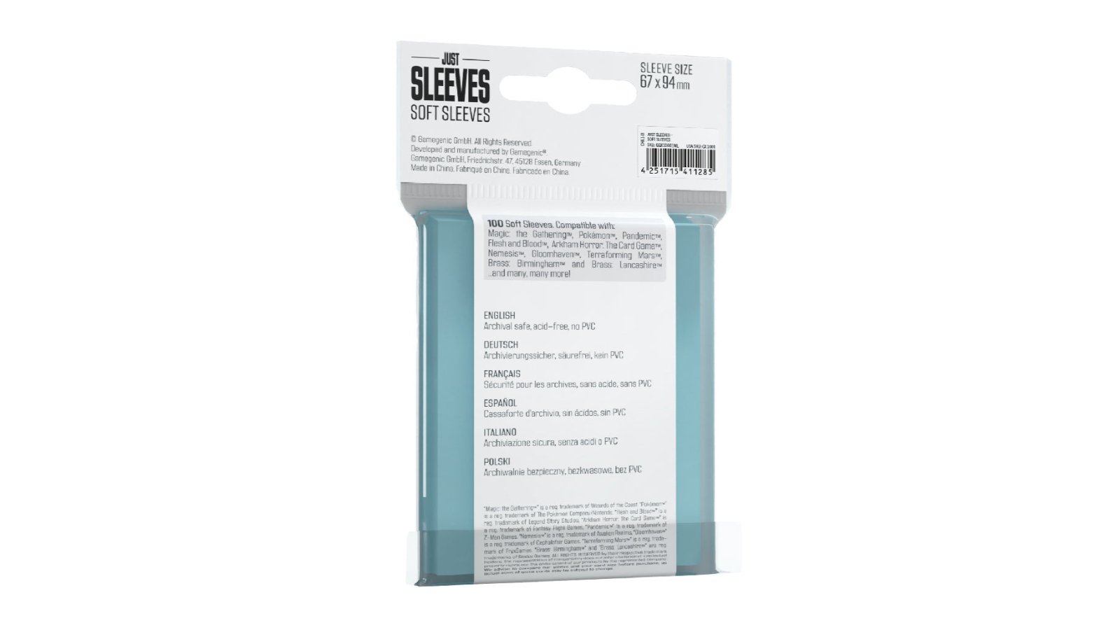 Gamegenic Soft Just Sleeves