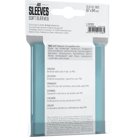 Gamegenic Soft Just Sleeves