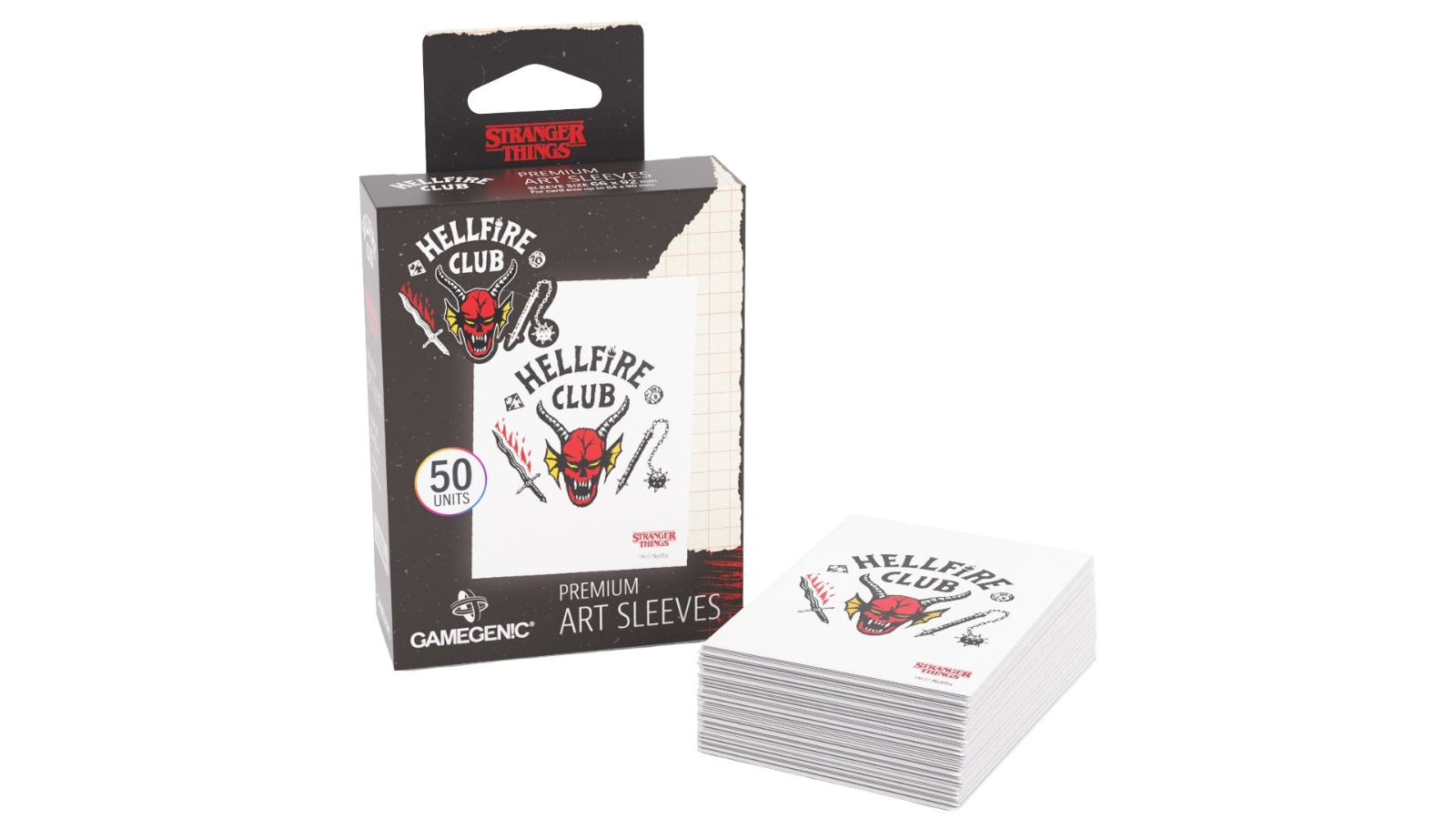 Gamegenic Stranger Things - Hellfire Club Art Sleeves