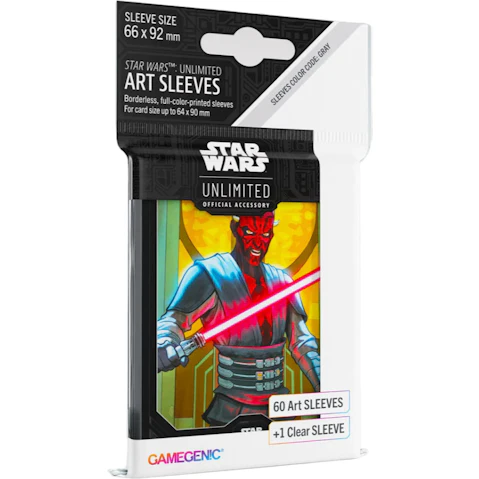 Gamegenic Star Wars Unlimited Art Sleeves - Darth Maul
