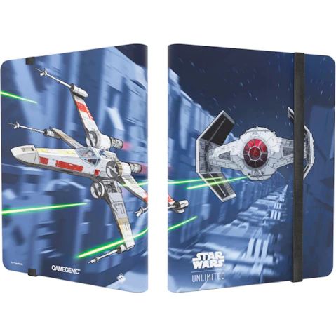 Gamegenic Unlimited 18-Pocket Star Wars Album - X-Wing/Tie Fighter