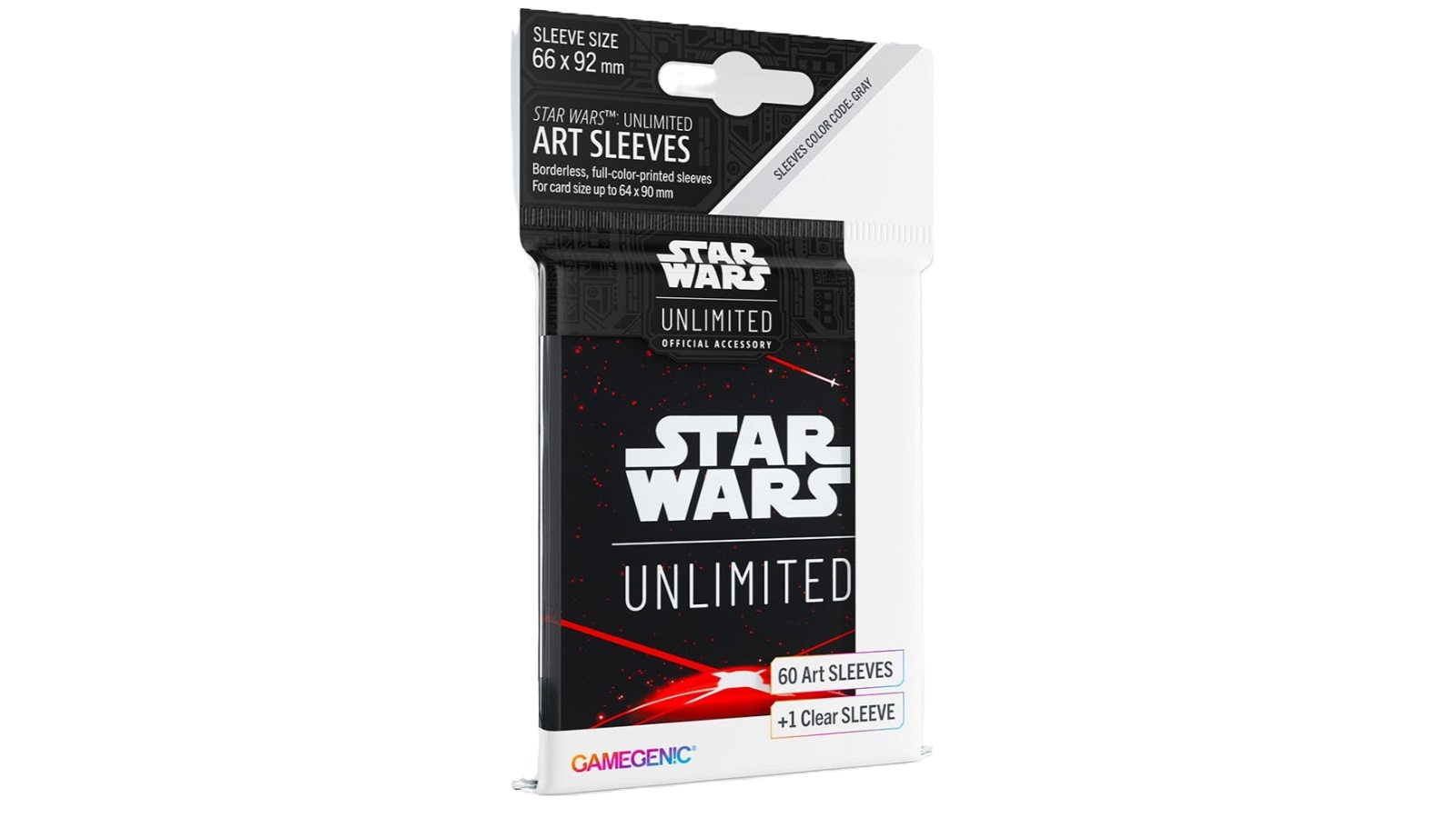 Gamegenic Star Wars Unlimited Art Sleeves - Space Red