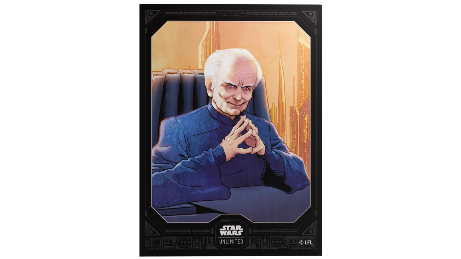Gamegenic 6. 6 x.92cm Star Wars Unlimited Premium Art Sleeves - Chancellor Palpatine