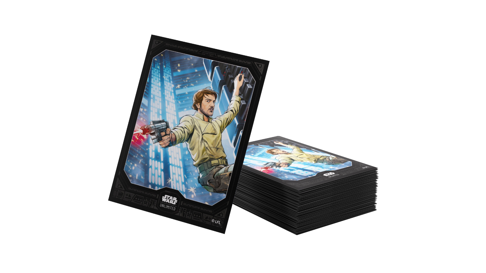 Gamegenic 6. 6 x.92cm Star Wars Unlimited Premium Art Sleeves - Cassian Andor