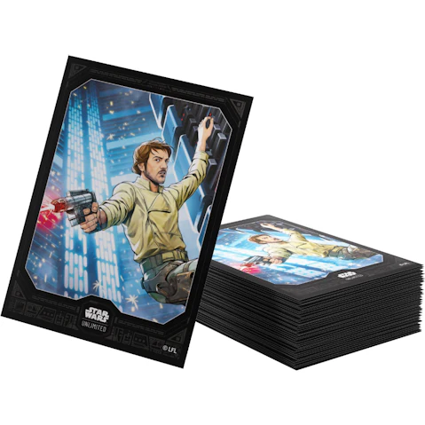 Gamegenic 6. 6 x.92cm Star Wars Unlimited Premium Art Sleeves - Cassian Andor