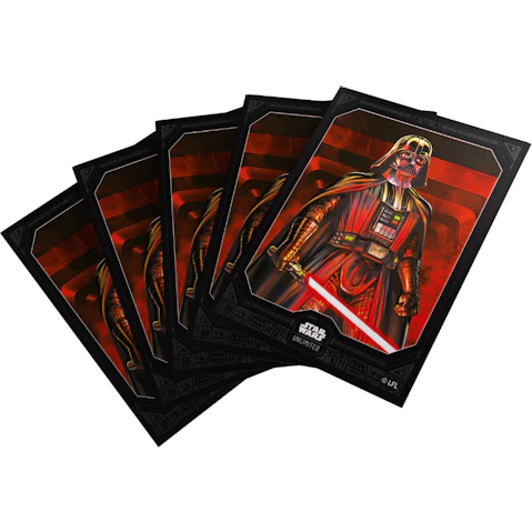 Gamegenic 62 Piece 6.6 x 9.2cm Star Wars Unlimited Premium Art Sleeves - Darth Vader Unstoppable