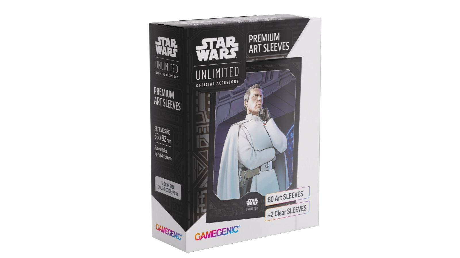 Gamegenic 62 Piece 6.6 x 9.2cm Star Wars Unlimited Premium Art Sleeves - Director Krennic