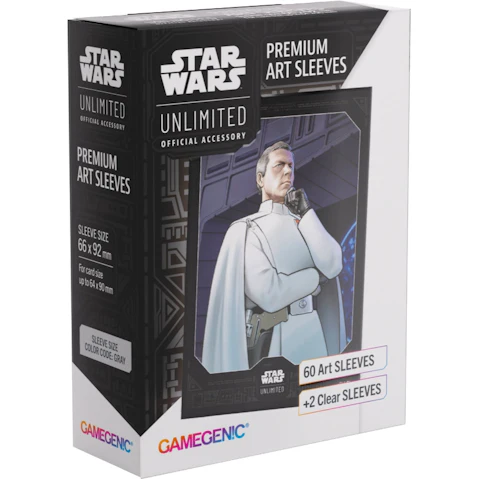 Gamegenic 62 Piece 6.6 x 9.2cm Star Wars Unlimited Premium Art Sleeves - Director Krennic