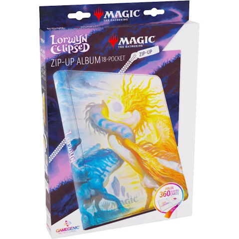 Gamegenic 18 Pocket Magic the Gathering Lorwyn Eclipsed Zip-Up Album - Celestial Reunion