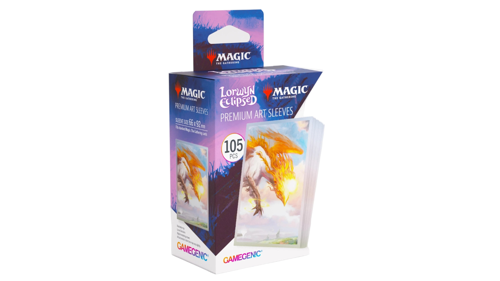 Gamegenic Magic the Gathering Lorwyn Eclipsed Premium Art Sleeves - Eirdu Carrier of Dawn