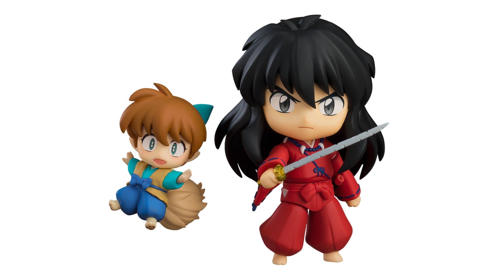Good Smile Company Inuyasha Nendoroid New Moon Version and Shippo Figurine