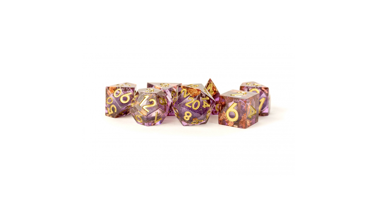 Fanroll By Metallic Dice Games Aether Abstract Liquid Core Dice Set