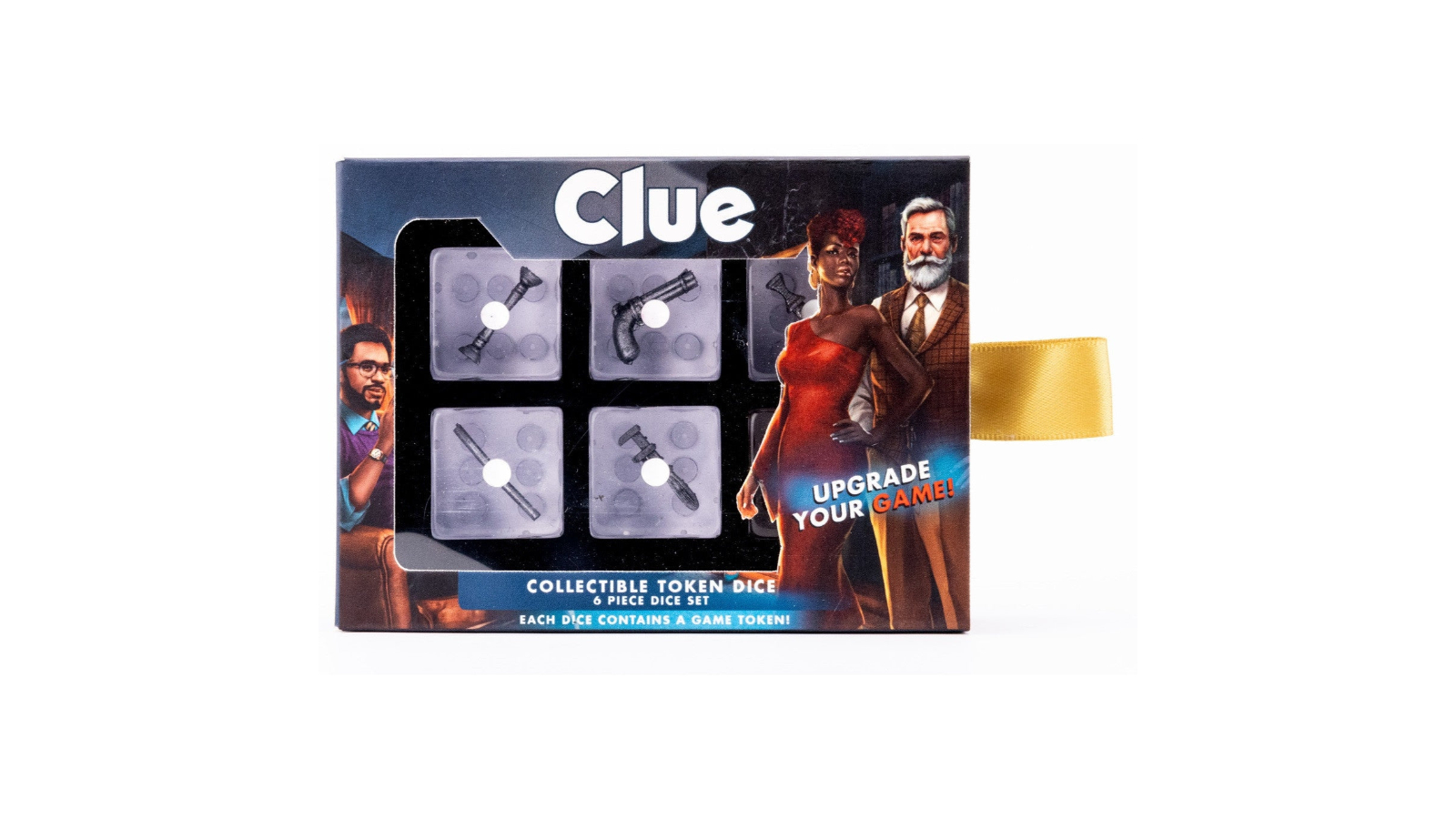 Fanroll By Metallic Dice Games Clue 2.2cm Oversized Dice and Weapon Set