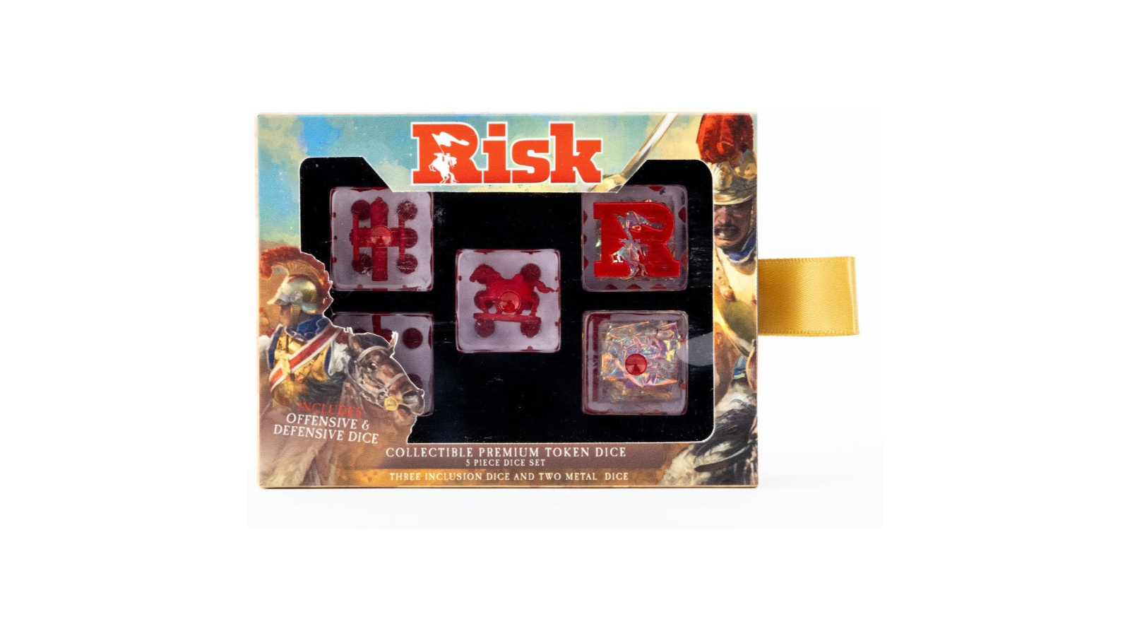 Fanroll By Metallic Dice Games Risk 2.2cm Oversized Dice Set - Offense and Defense