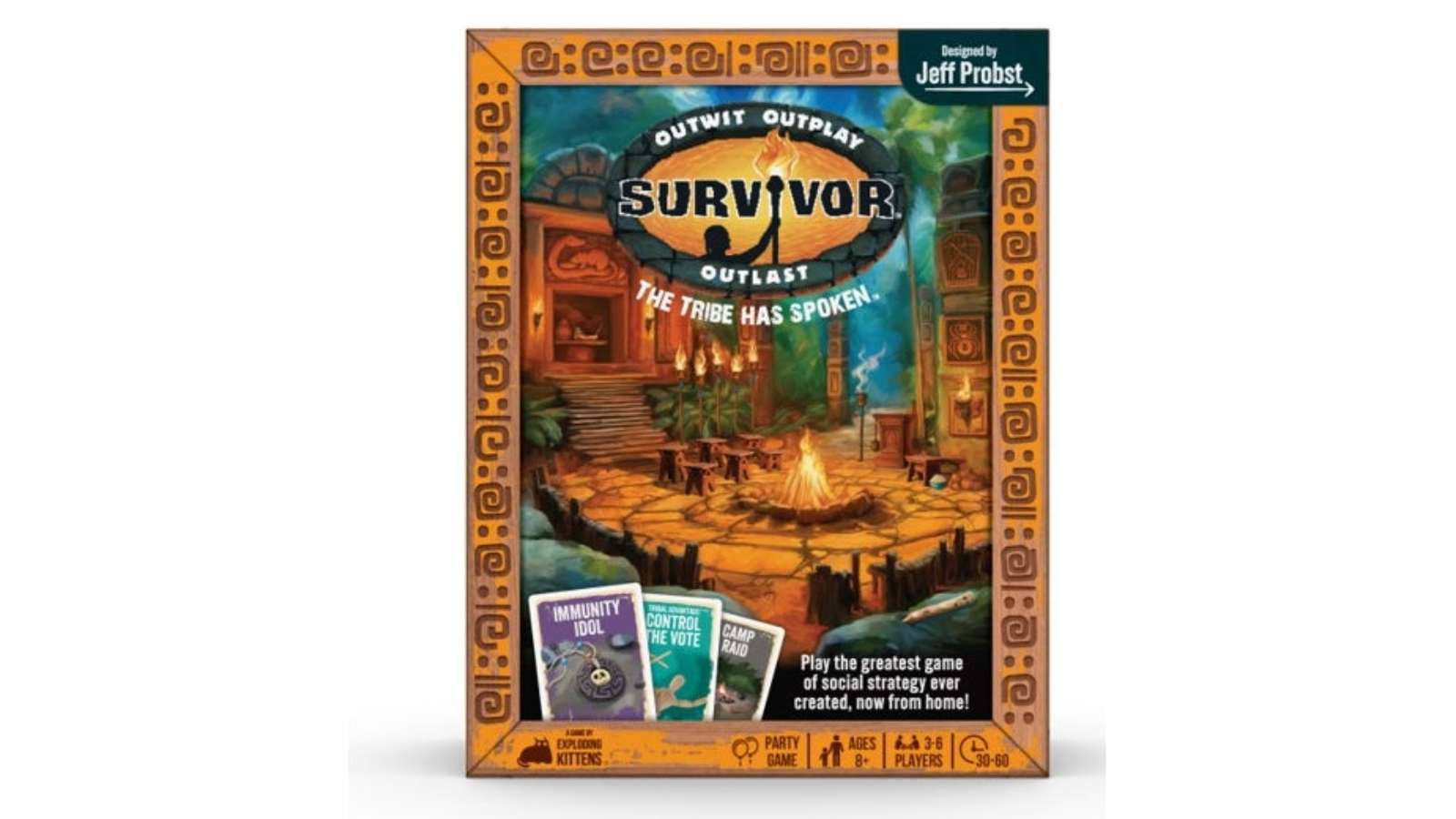Exploding Kittens Survivor the Tribe Has Spoken Game