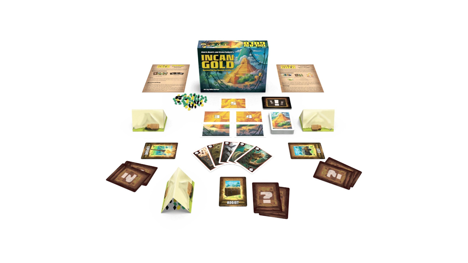Eagle Gryphon Games Incan Gold 2024 Edition Inc New Dangers Expansion