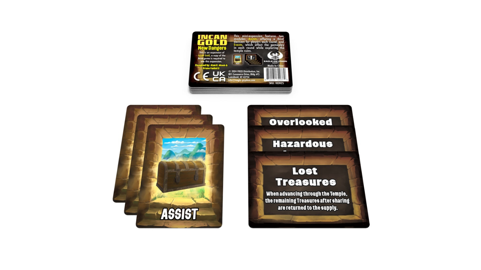 Eagle Gryphon Games Incan Gold New Dangers Expansion