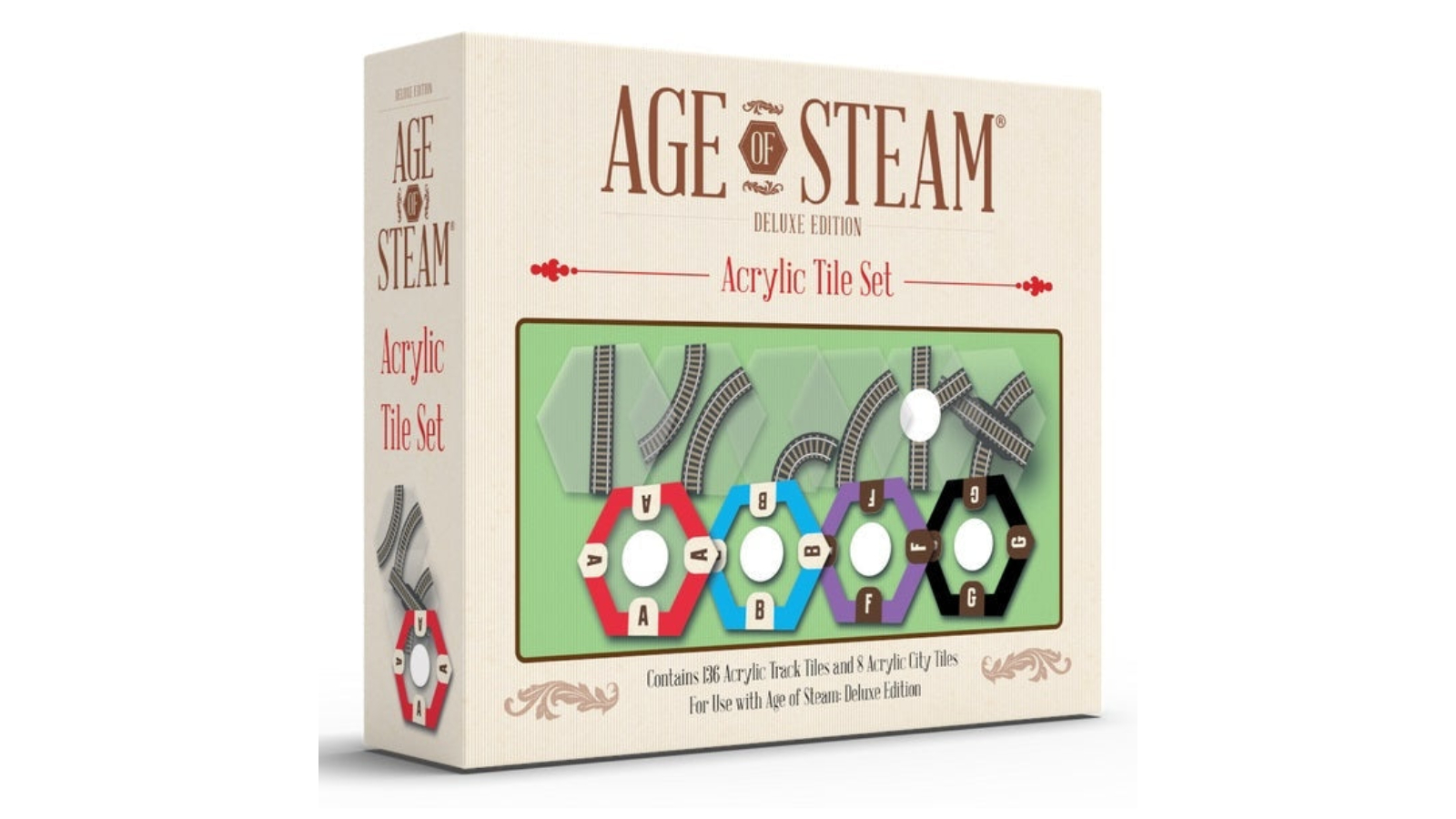 Eagle Gryphon Games Age of Steam Deluxe Acrylic Train Tiles