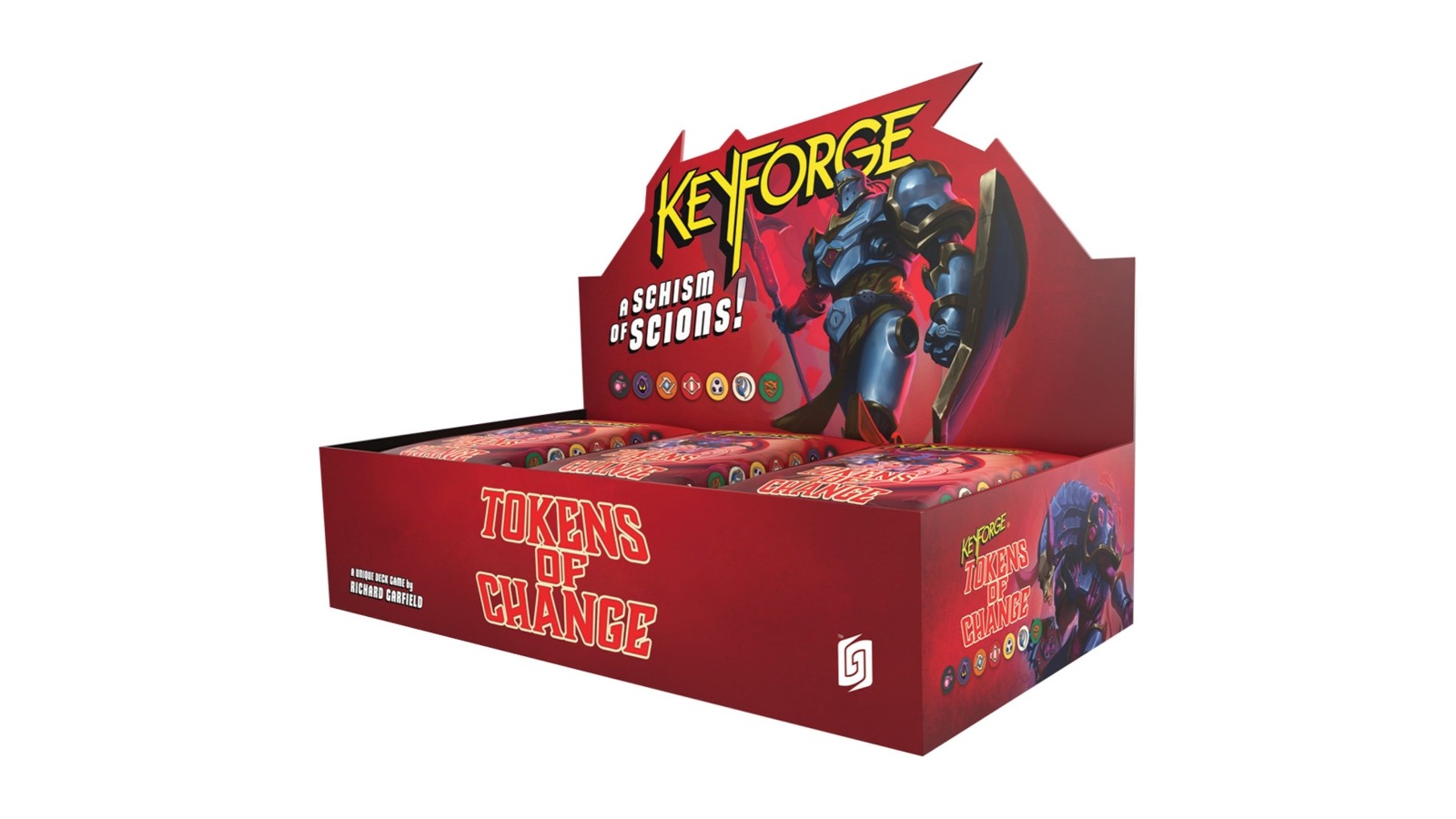 KeyForge 12-Desk Tokens of Change Archon