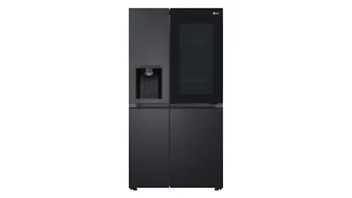 LG NatureFRESH 635 Litre Side-by-Side American Fridge Freezer - Matte Black