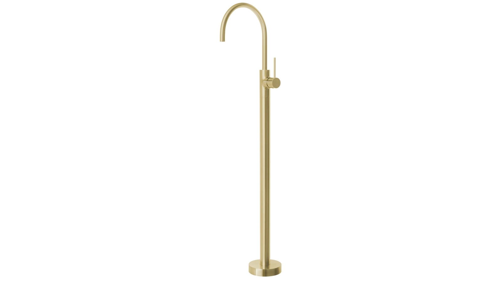 Phoenix Vivid Slimline Floor Mounted Bath Mixer - Brushed Gold