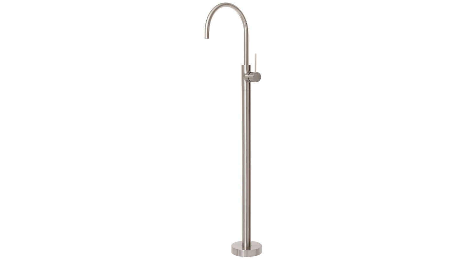 Phoenix Vivid Slimline Floor Mounted Bath Mixer - Brushed Nickel