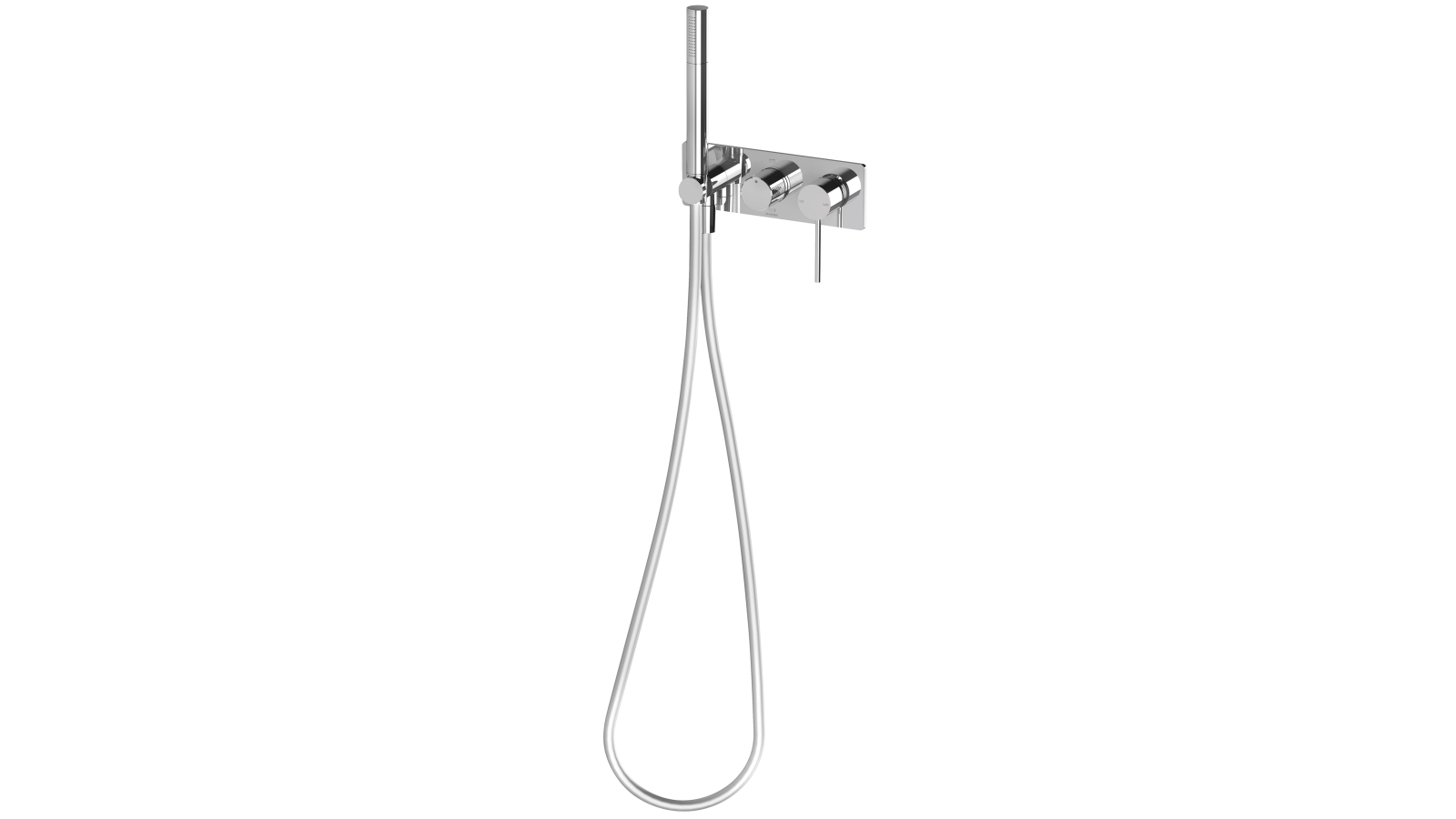 Phoenix Vivid Slimline Wall Shower System - Chrome
