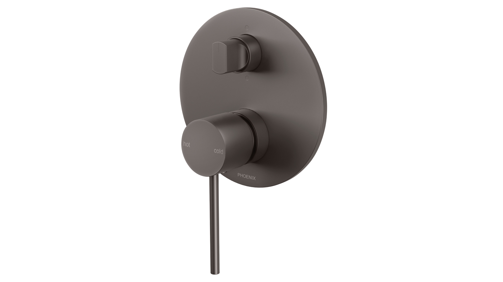Phoenix Vivid Slimline Shower/Bath Diverter Mixer - Gun Metal