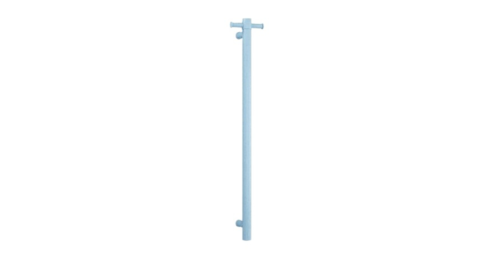 Thermogroup Thermorail Round Vertical Single Heated Towel Rail - Horizon Blue