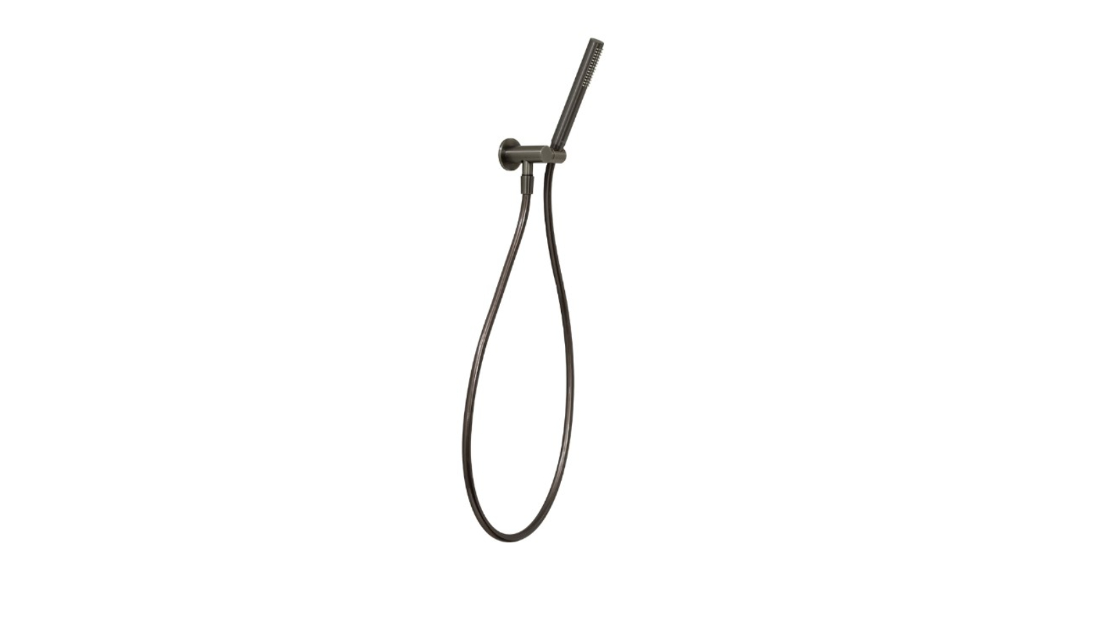 Villeroy & Boch Embrace Pure Adjustable Hook & Union Set - Gunmetal