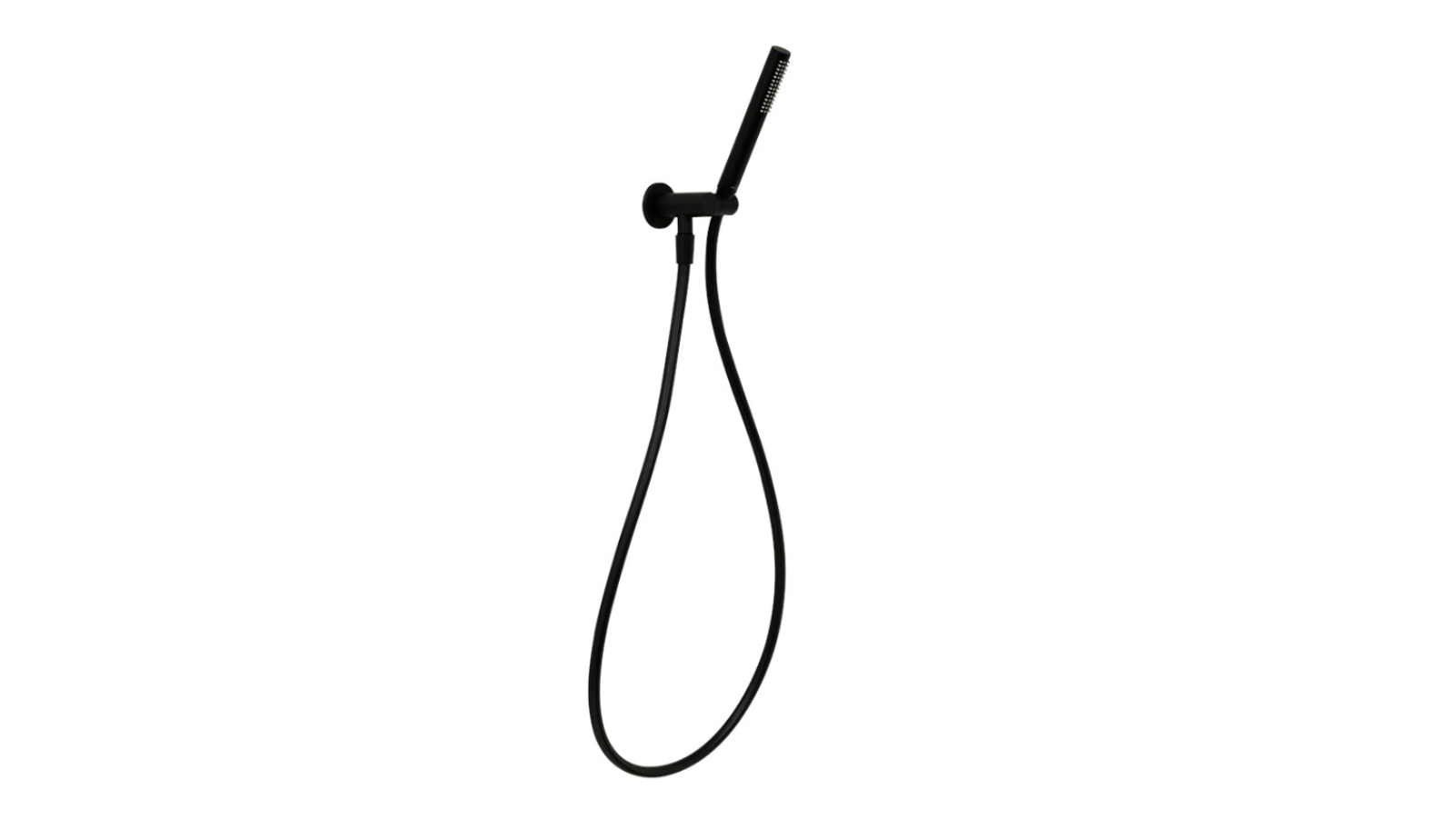 Villeroy & Boch Embrace Pure Adjustable Hook & Union Set - Matte Black 