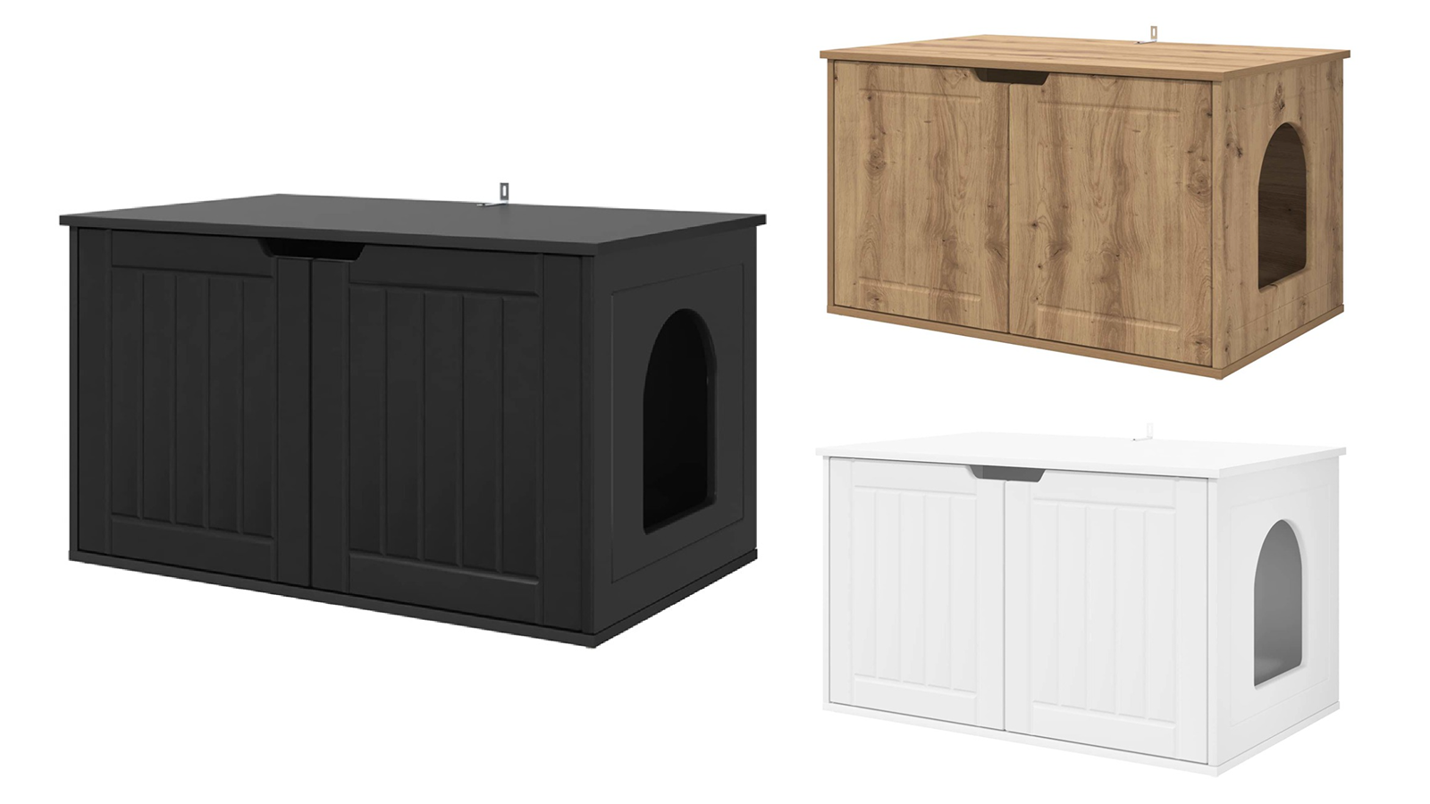 vidaXL Engineered Wood 85 x 55 x 50.5cm Cat House